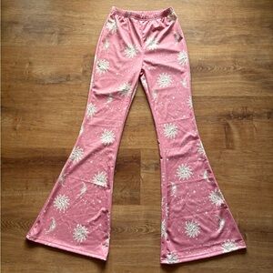 🌞Pink Flare Festival Pants🌞